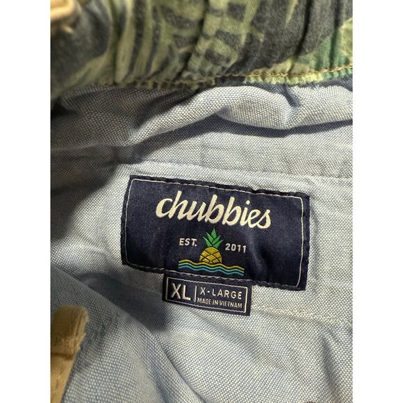 Chubbies The Khakinators Pants Regular Fit Stretch Waist Mens Sz XL Beige Khaki - Picture 2 of 14